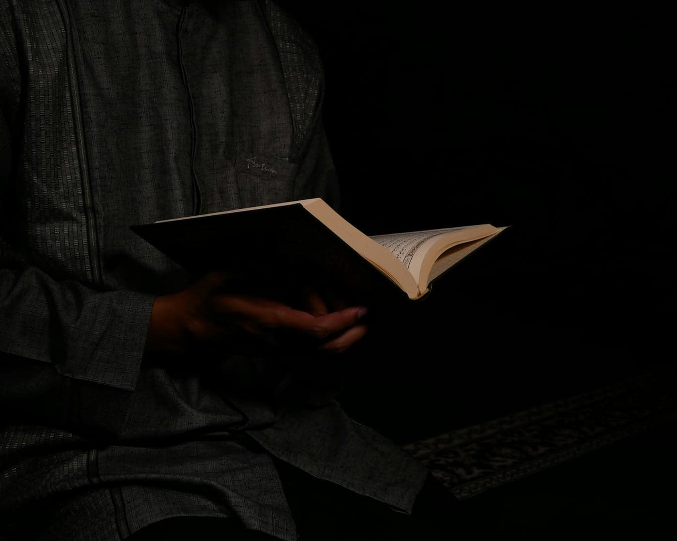 Open Quran book background